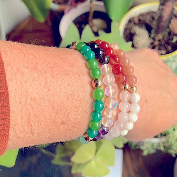 ๐ NWT ๐ Luck & Abundance ๐Healing Energy Power Gemstone Crystal Bracelet - Picture 9 of 9